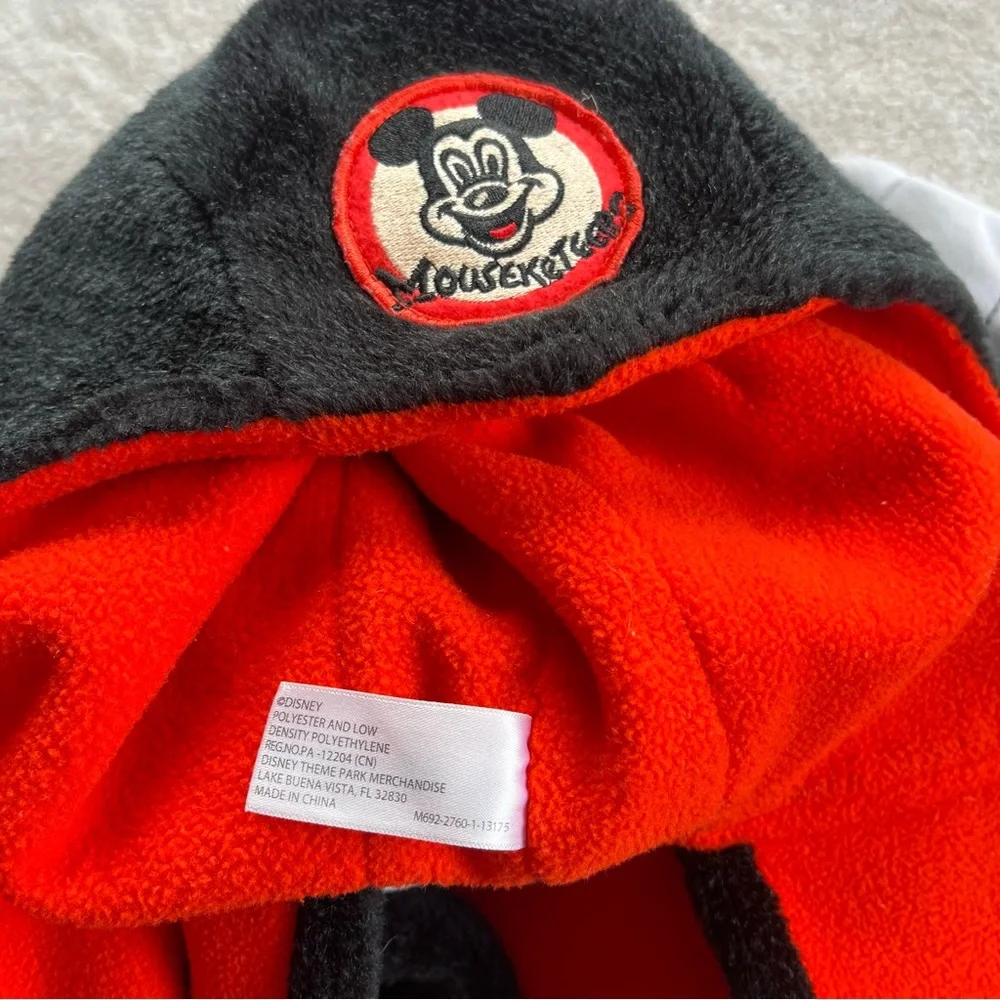 Disney Parks Mickey Mouse‎ Mouseketeers Plush Winter Hat Scarf Gloves Mittens